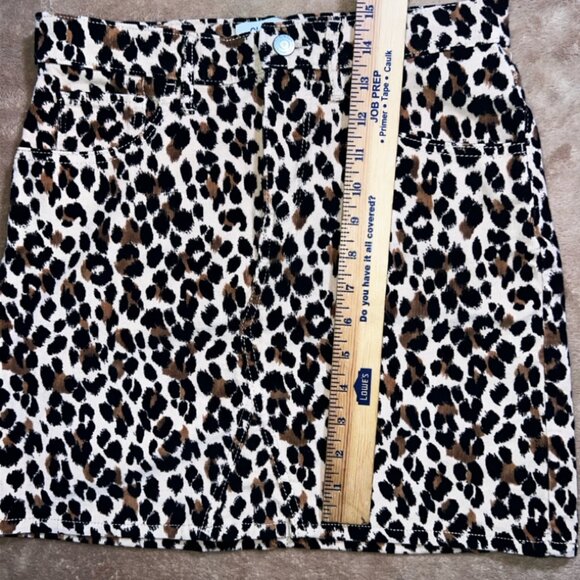 Old Navy Girls XL (14/16) High Waist Leopard Pencil Corduroy‎ 4 Pocket Skirt (Q) - Picture 5 of 8
